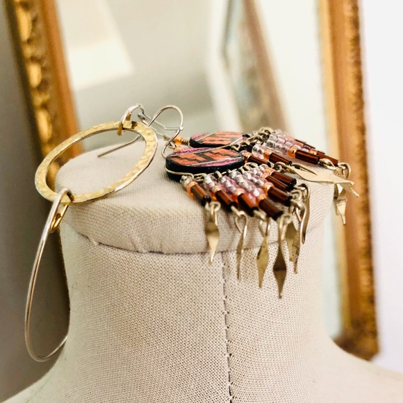 Vintage Southwestern Earrings & Dainty Bracelet - Picture 3 of 13